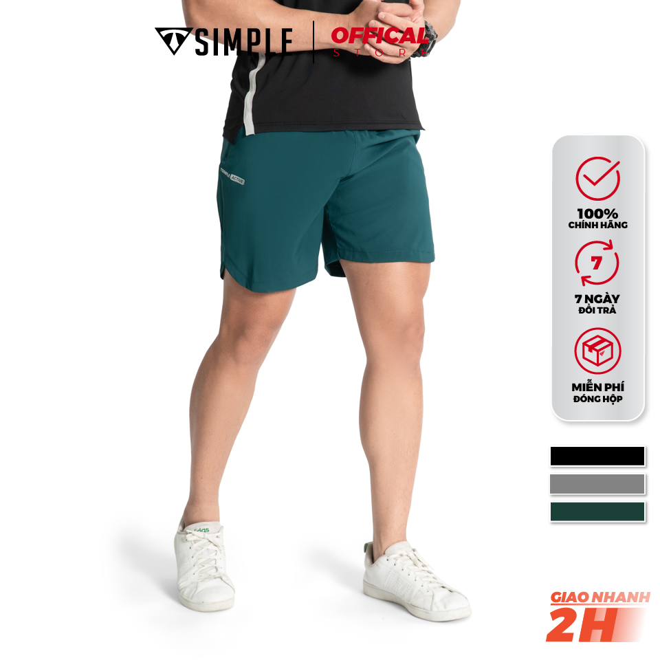 Quần Đùi Thể Thao Nam TSIMPLE V5 Short tập gym vải gió thoáng mát co giãn thoải mái vận động QGDP5