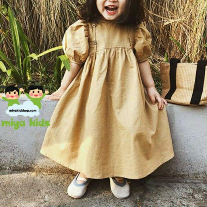 Váy tay bồng Bé gái siêu xinh