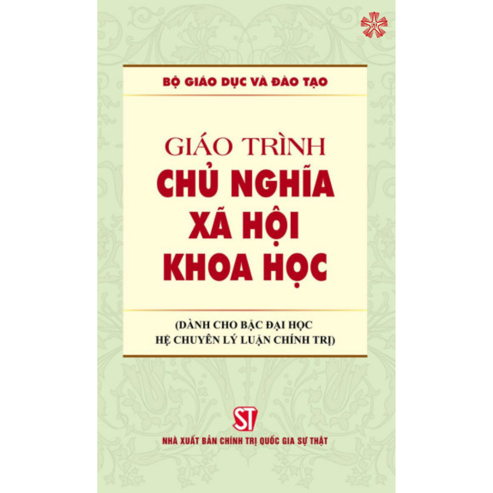 Giáo trình chủ nghĩa xã hội khoa học (Dành cho bậc đại học hệ chuyên lý luận chính trị)