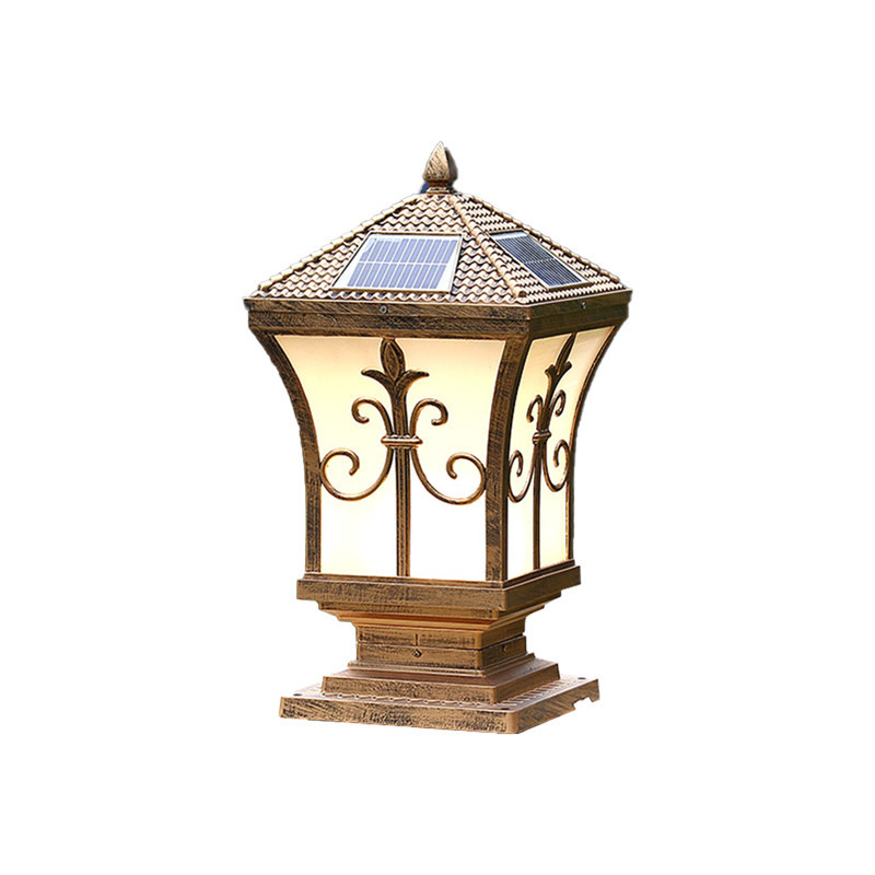 Đèn Trụ Cổng Năng Lượng Mặt Trời 2W K20 Đèn Trang Trí Đèn Led Ngoài Trời Chống Nước IP65 | Phúc Thịnh Solar