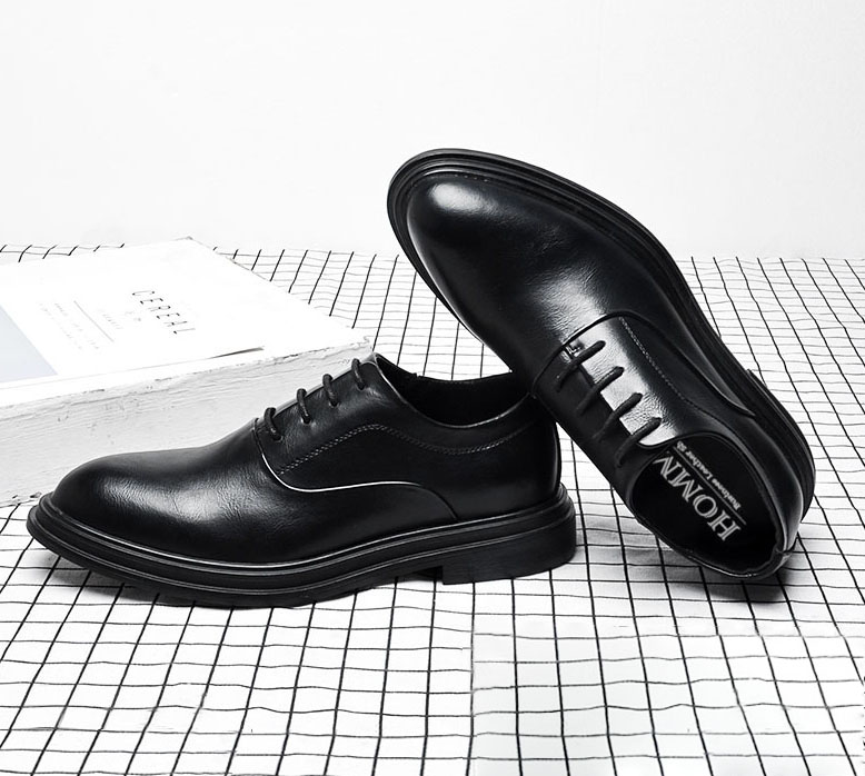 Homme Bristol - Classic Toe Oxford Italian Leather Dress Shoes