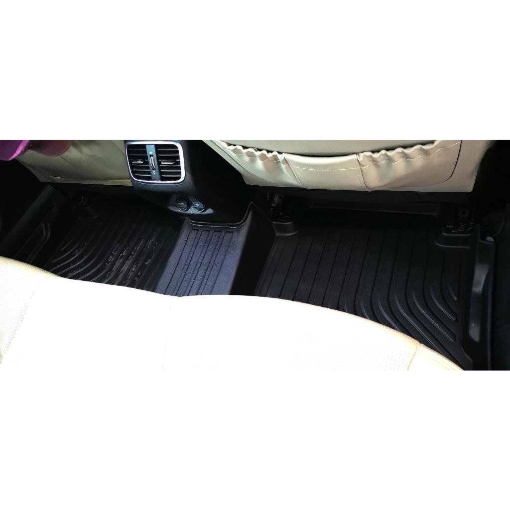 Kia Optima- Thảm lót sàn xe ô tô Kia Optima 2016- 2020 Nhãn hiệu Macsim chất liệu nhựa TPE màu đen hàng loại 2