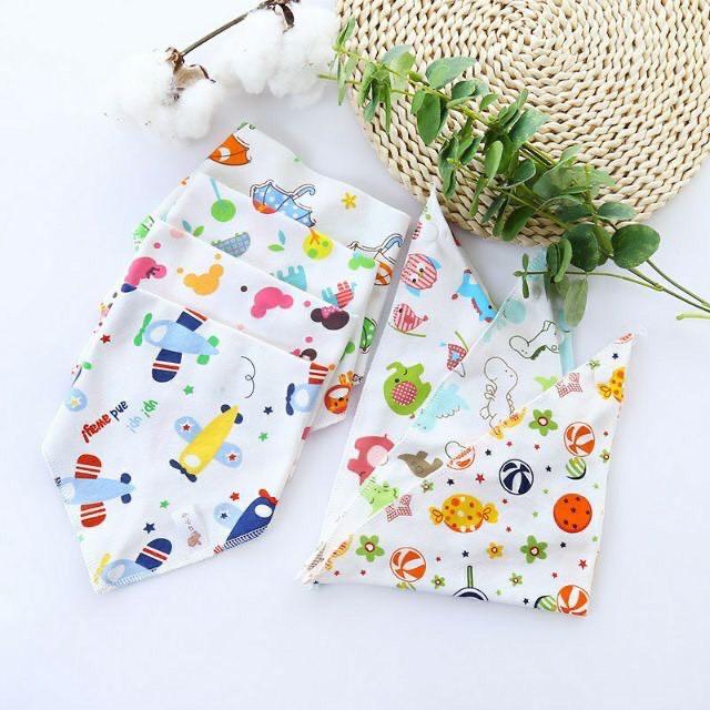 YẾM QUÀNG CỔ COTTON CO NÚT CÀI CHO BÉ