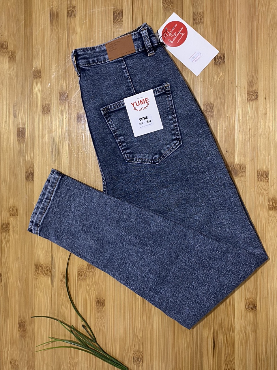Quần jean dài nữ Lưng cao có size 26-44. . YUME JEAN BIGSIZE