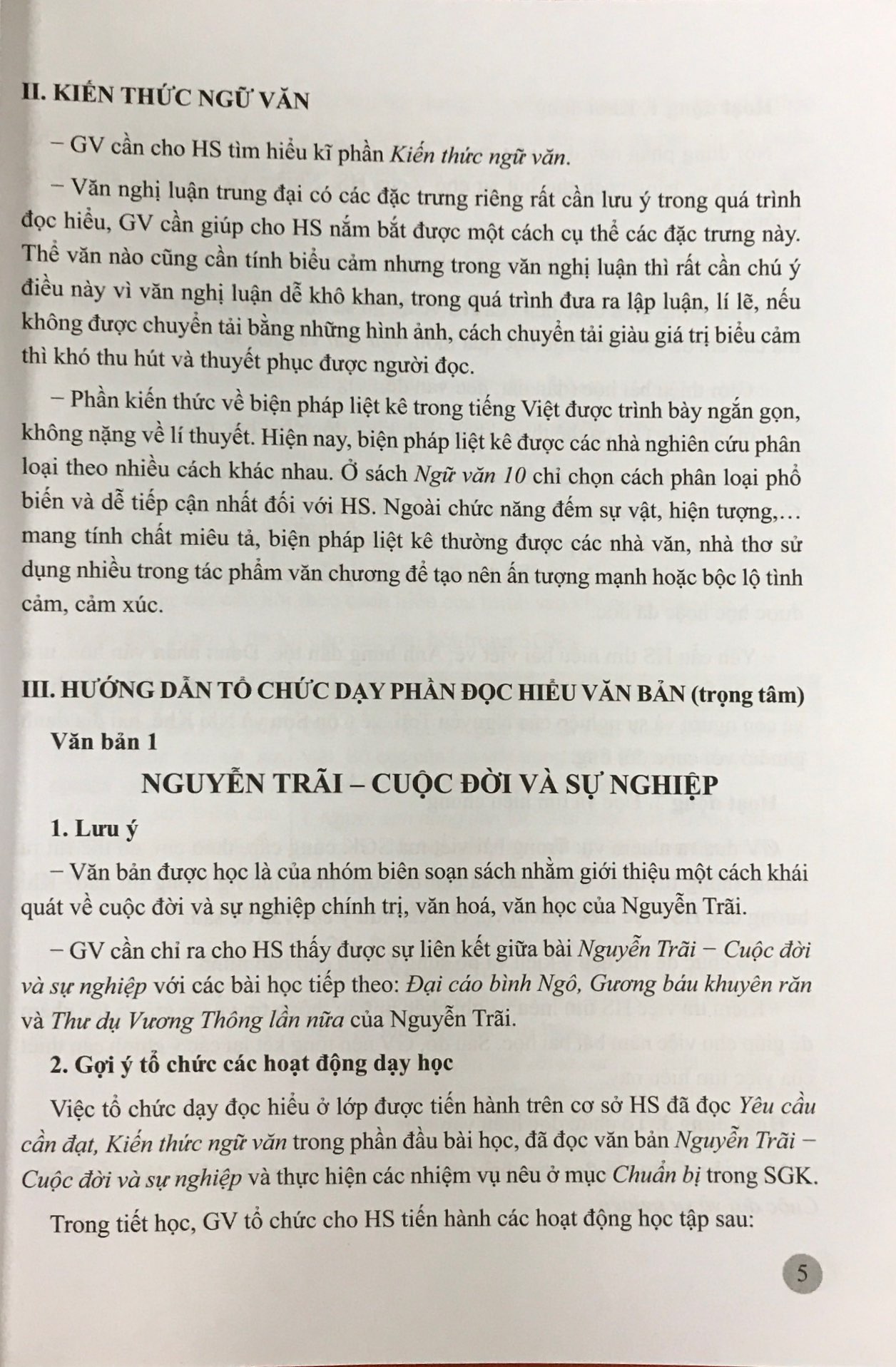 SGV Ngữ Văn Lớp 10 Tập 2 Dành Cho Giáo Viên - Bộ Cánh Diều