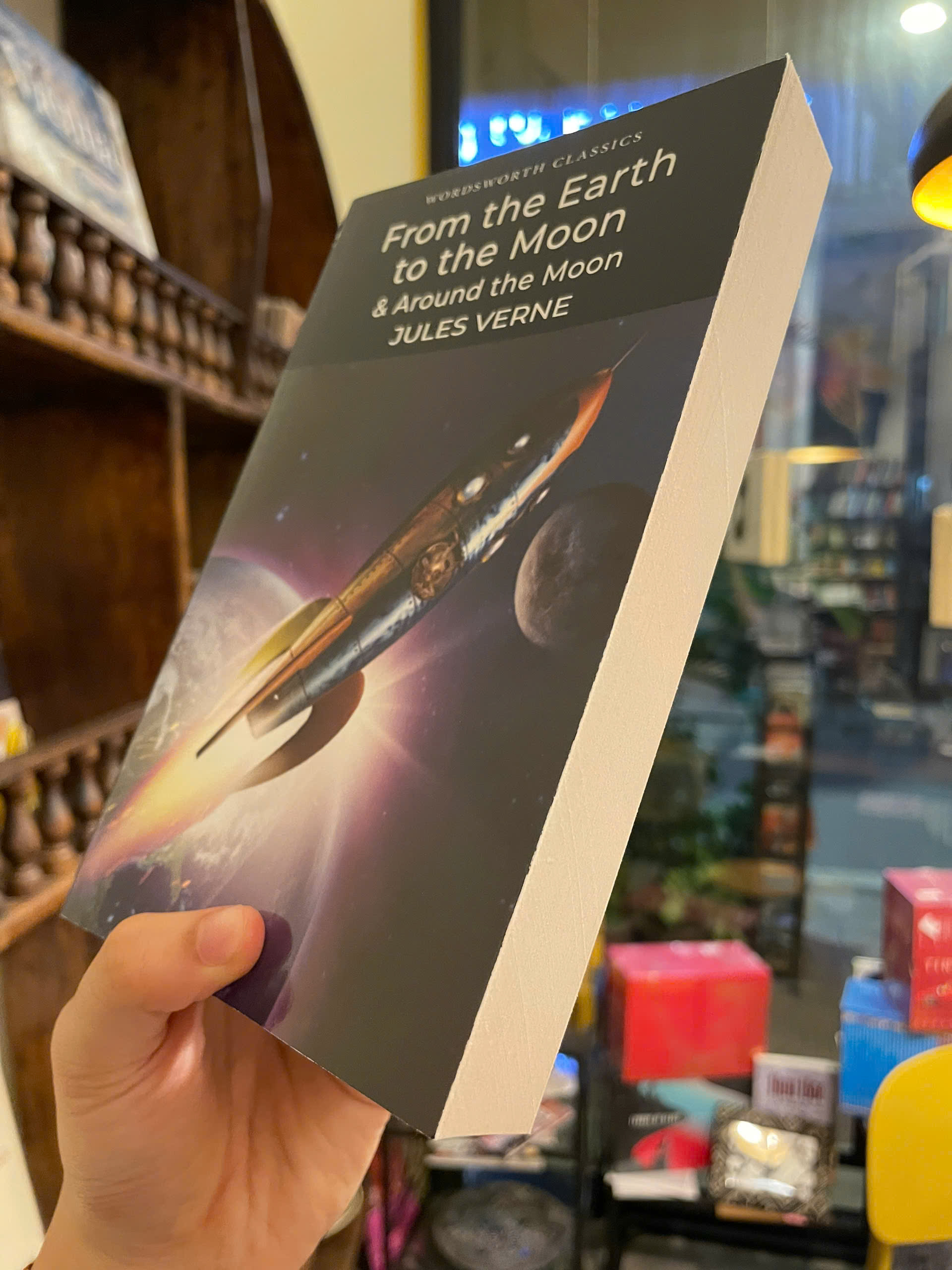 Sách - From the Earth to the Moon / Around the Moon by Jules Verne | Classic Science Fiction