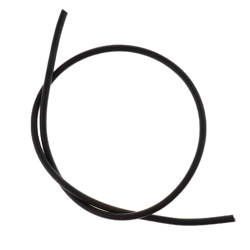 New 1M Motorcycle Fuel Oil Delivery Tube Hose Line Petrol Pipe Black