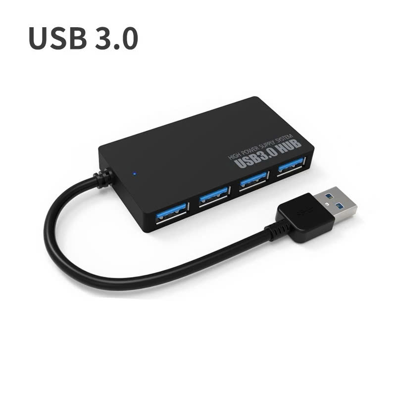 Hub 4 Cổng USB 3.0 HUB Chia USB 1 Ra 4 Cổng Bộ chia USB 3.0 ra 4 cổng tốc độ cao 5Gbps - Hàng Chính Hãng HUB USB