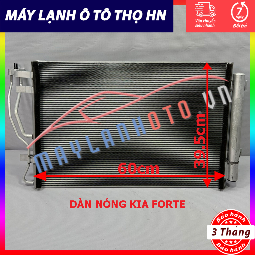 Dàn nóng Kia Forte hàng xịn Hàn Quốc