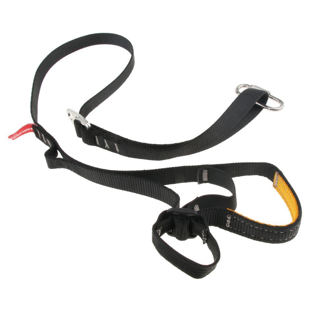 Adjustable Strong Polyester Rock Climbing Ascender Foot Loop for Adults Outdoor Sports Aerial Work Explore