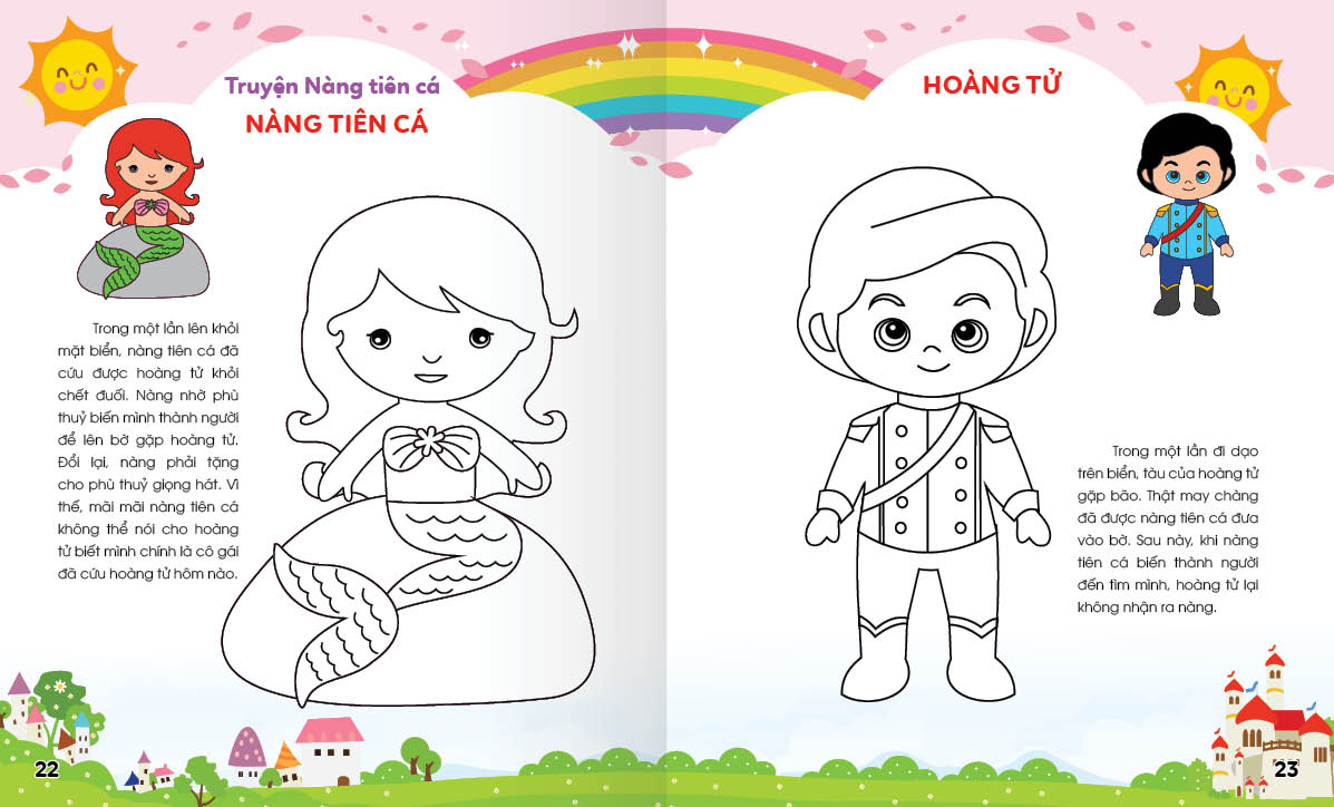 Sách - Colouring 365 ngày Tô màu - KHÁM PHÁ THẾ GIỚI PHÁT TRIỂN TRÍ TUỆ - Công chúa, Hoàng tử...(Cuốn 6)