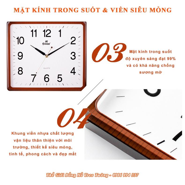 Đồng hồ Cao Cấp EASTAR KIM TRÔI Chữ Nhật – Sổ Nổi 3D - Bảo hành 2 năm – Tặng Pin Maxell