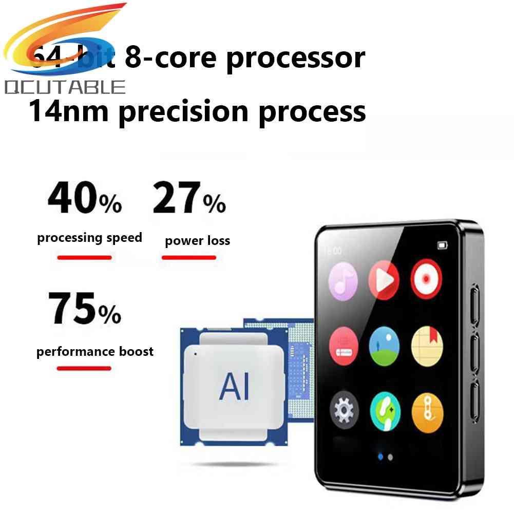 Máy Nghe Nhạc MP3 MP4 HiFi Bluetooth 4.0 1.8 inch E-Book Ghi Âm Và Phụ Kiện