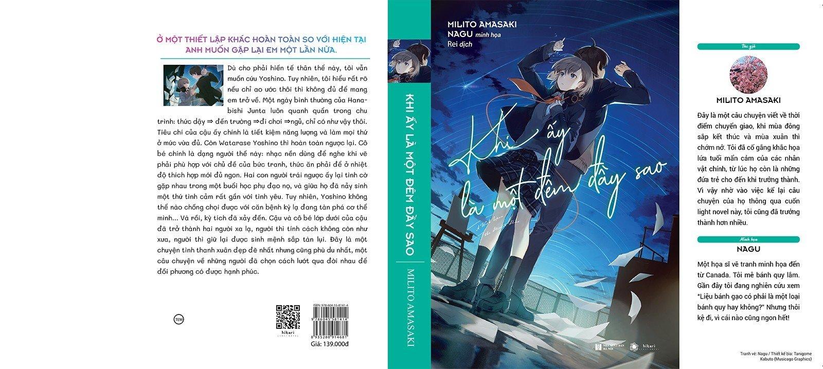 Sách Khi ấy là một đêm đầy sao - Bản phổ thông và đặc biệt kèm Poster - Light Novel - Hikari