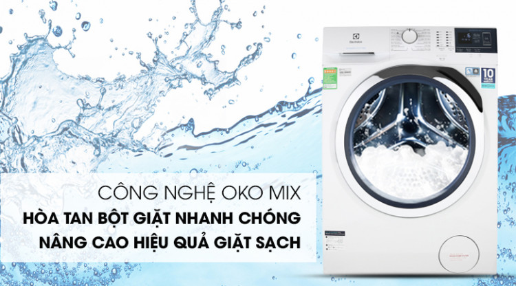 Máy Giặt Electrolux Inverter 9 kg EWF9024BDWB 7