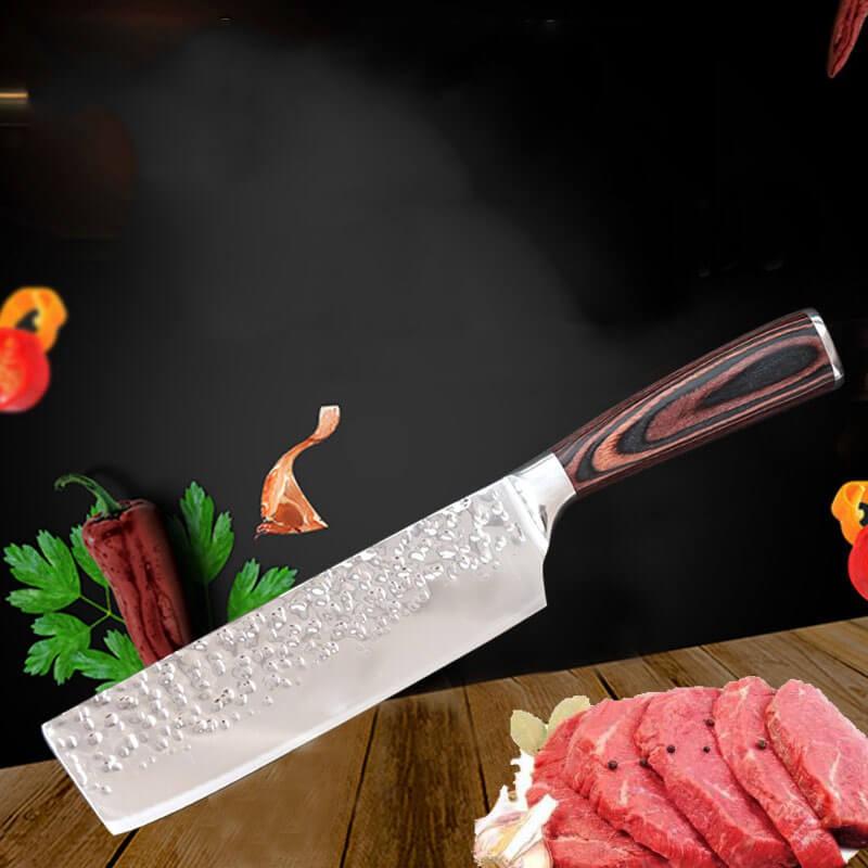 DAO - DAO BẾP NHẬT BẢN USUBA THÉP DAMASCUS MÃ IDT122 nt topcomshop vn