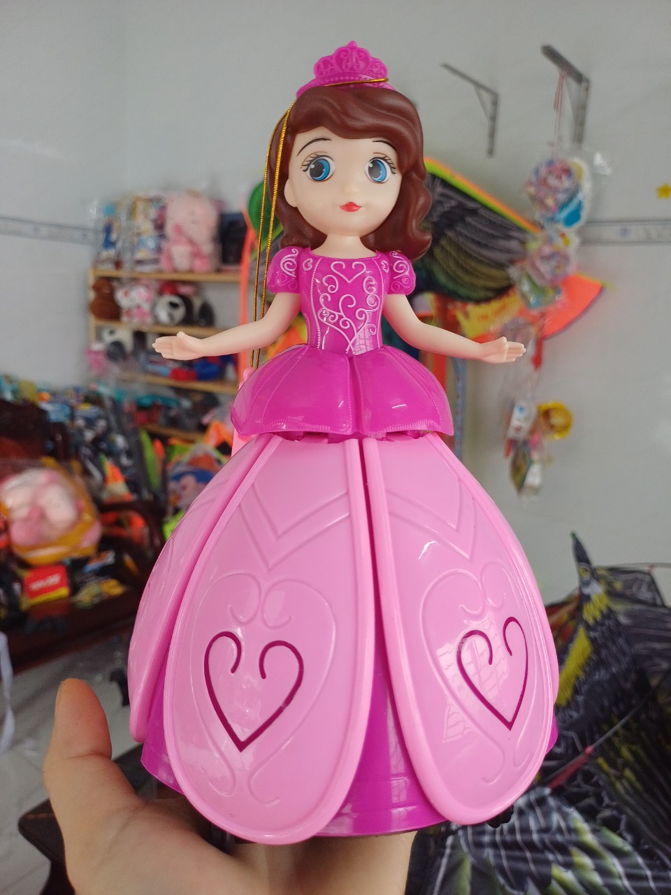 Đồ chơi trung thu búp bê sofia xoay xòe cánh siêu đẹp