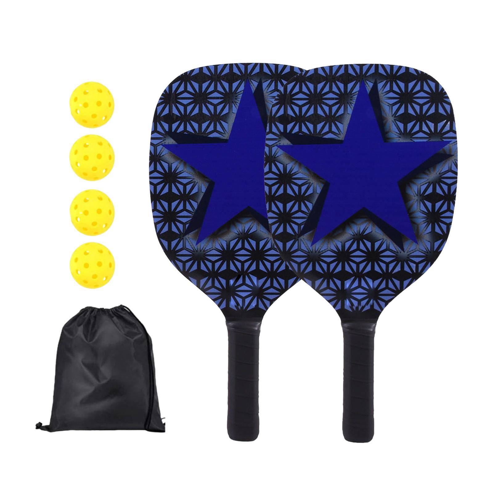 Pickleball Paddles Set of 2 with Storage Bag Pickle Ball Racquets for Indoor Outdoor