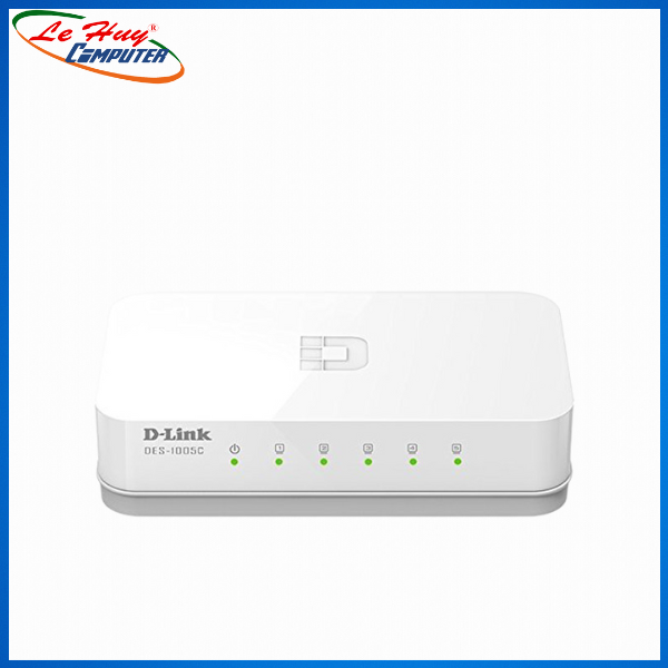 Bộ Chia Mạng Switch D-Link DES-1005C 5 Cổng RJ45 10/100Mbps Vỏ Nhựa Không Cần Cấu Hình - Hàng Chính Hãng