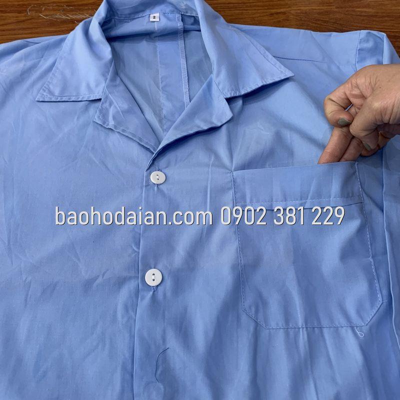 Áo blouse nam nữ dài tay cao cấp (áo blue bác sĩ, dược sĩ, phòng thí nghiệm, thẩm mỹ viện)