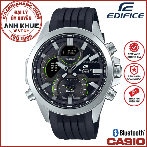 Đồng hồ nam dây nhựa Casio Edifice chính hãng Anh Khuê ECB-30P-1ADF (48mm)