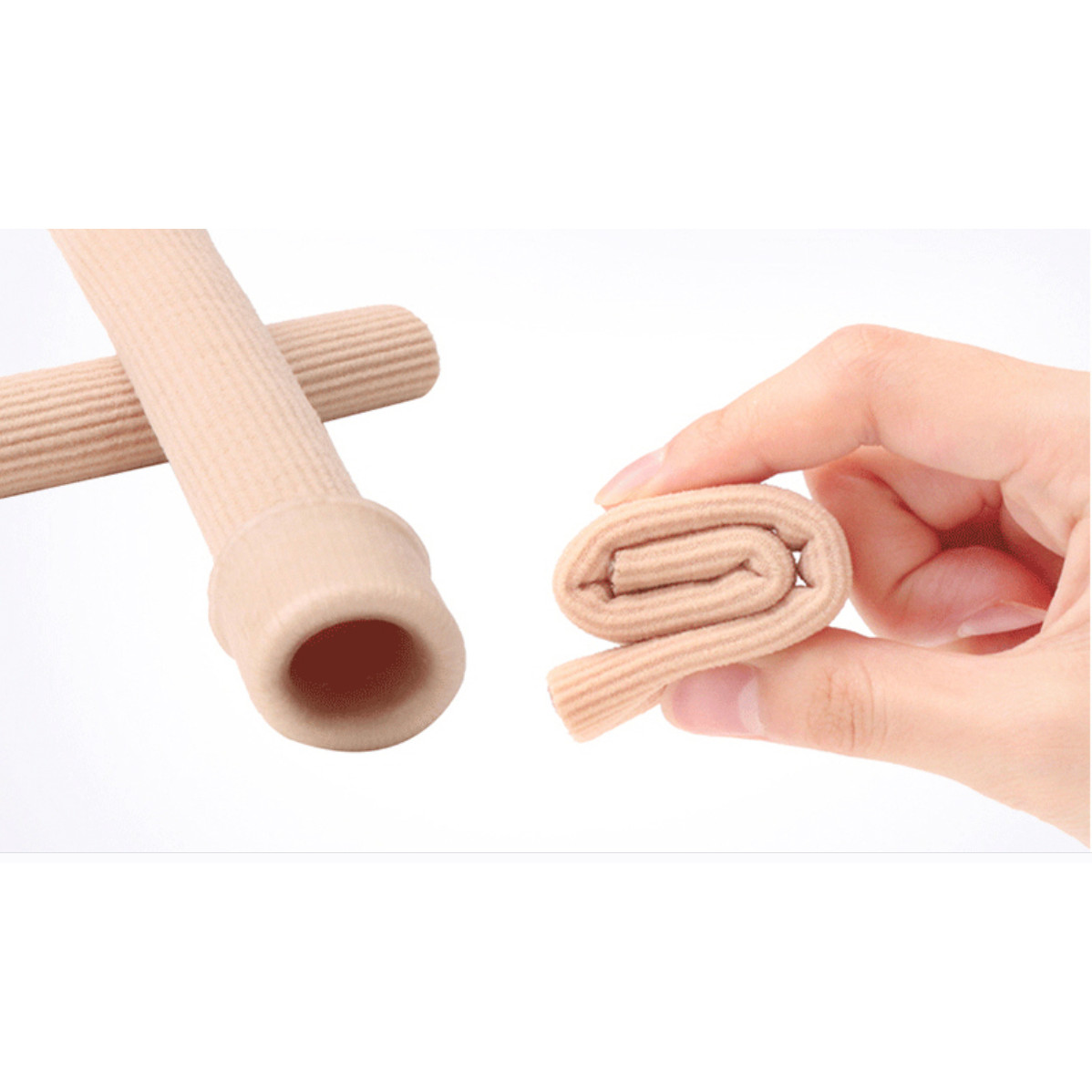 Set 2 Ống vải giảm đau bảo vệ ngón chân/tay nhiều kích cỡ