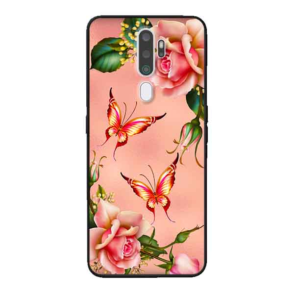 Ốp Lưng in cho Oppo A9 2020 Mẫu Hoa Hồng 2 - Hàng Chính Hãng