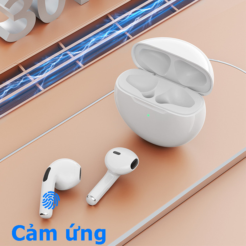 Tai nghe bluetooth không dây True wireless PKCB có Dock Sạc - Hàng chính hãng