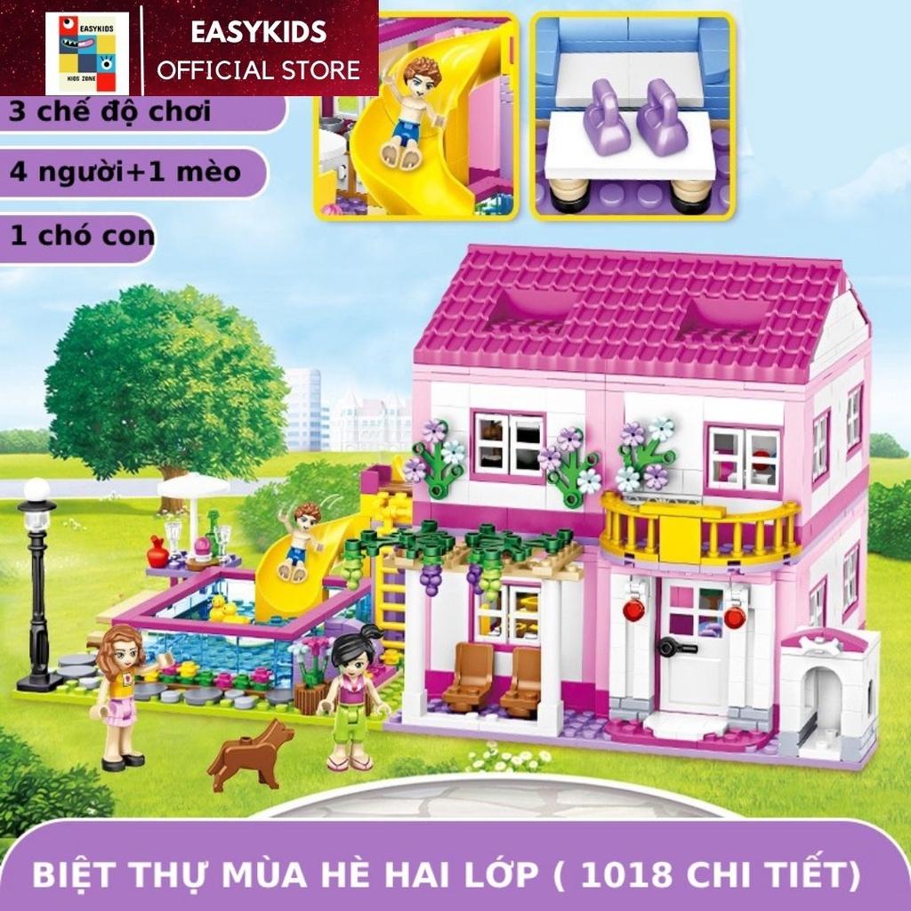 Đồ chơi lắp ráp xếp hình Biệt thự mùa hè hai lớp Summer Villa giúp trẻ phát triển trí tuệ