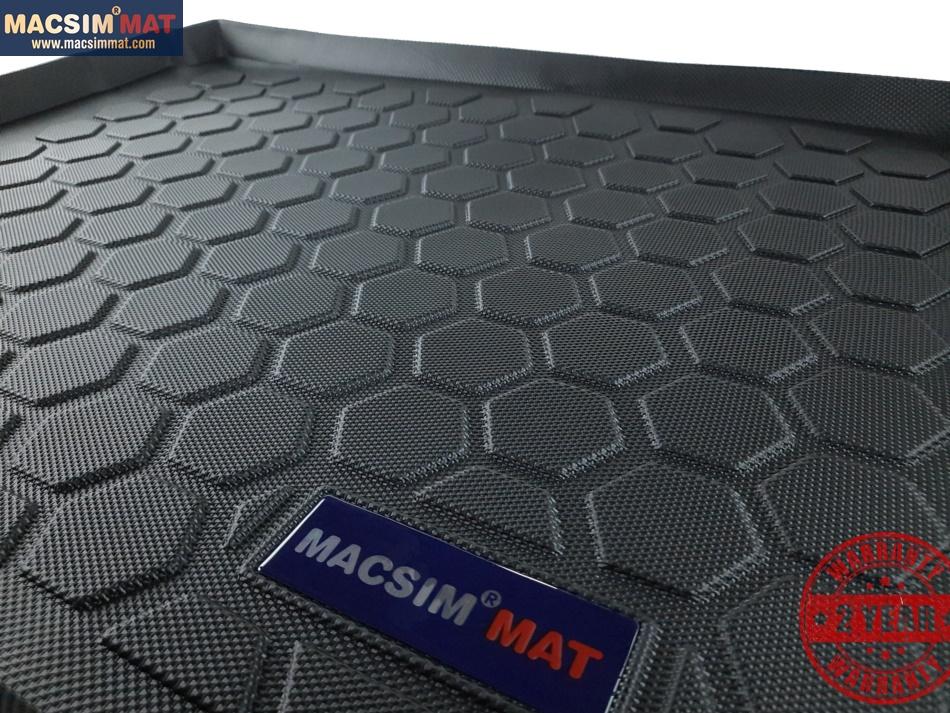 Thảm lót cốp Peugeot 3008 2013-2015 nhãn hiệu Macsim chất liệu TPV cao cấp màu đen