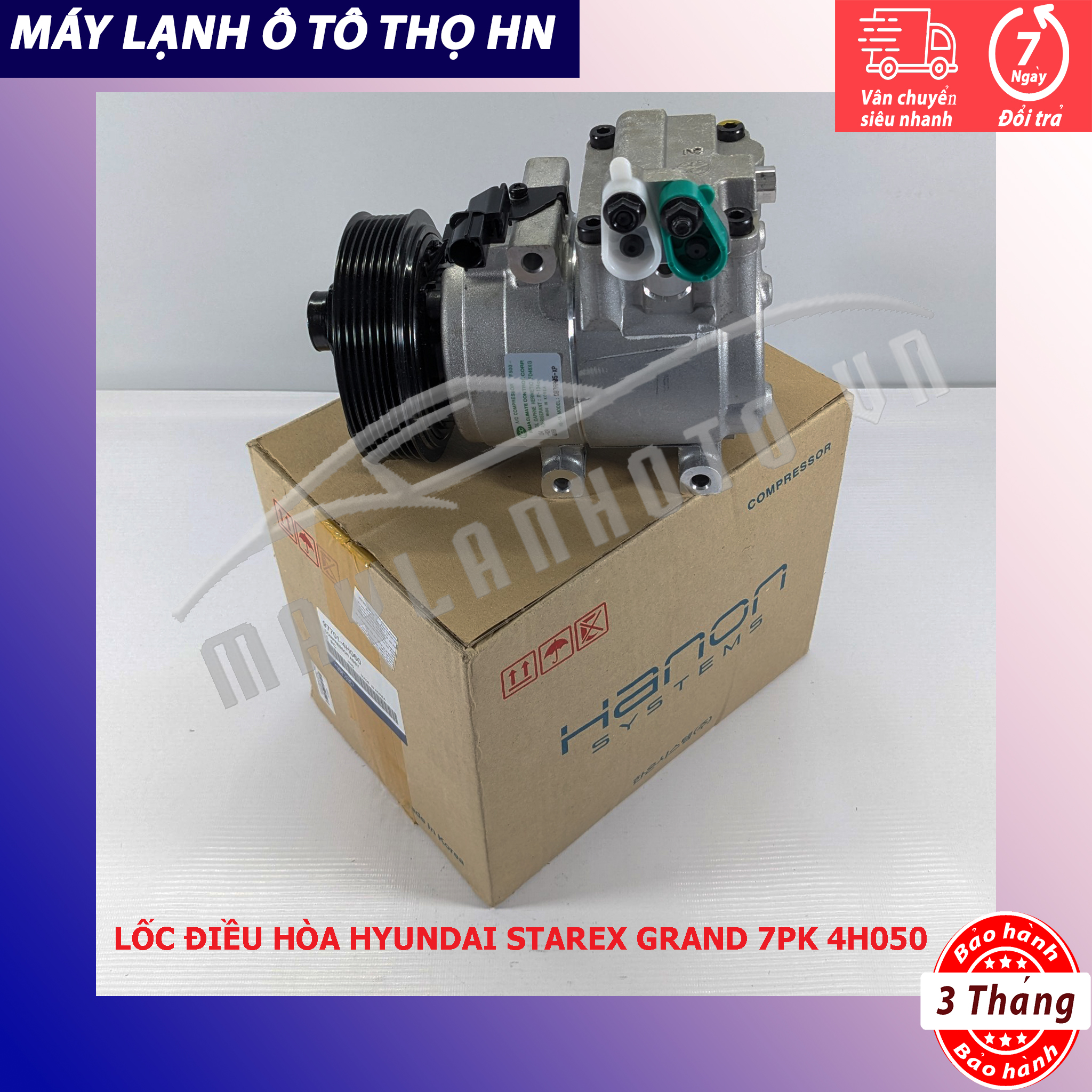 Lốc điều hòa Hyundai Starex Grand 2007 2008 2009 2010 2011 2012 2013 2014 2015 Hàn Quốc 07 08 09 10 11 12 13 14 15 97701-4H050
