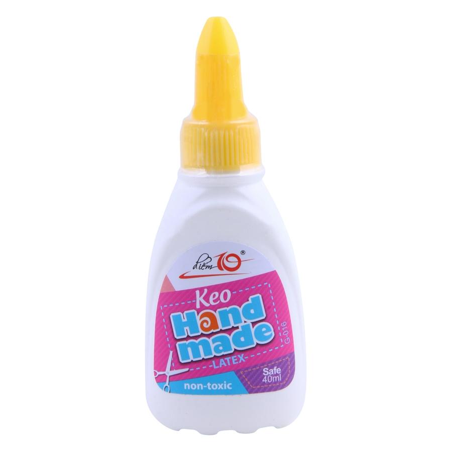 Keo Dán Thiên Long Handmade G-016 (40ml) (Nắp Nhiều Màu)