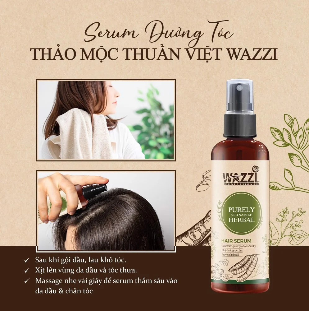 Serum Dưỡng Tóc Thảo Mộc Thuần Việt