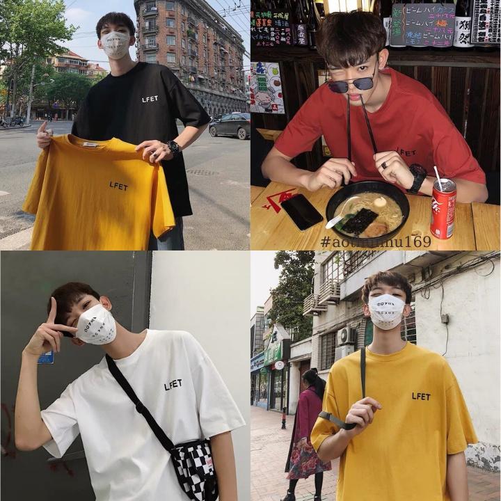 Áo Thun Nam Unisex Logo Chữ LFET BASIC
