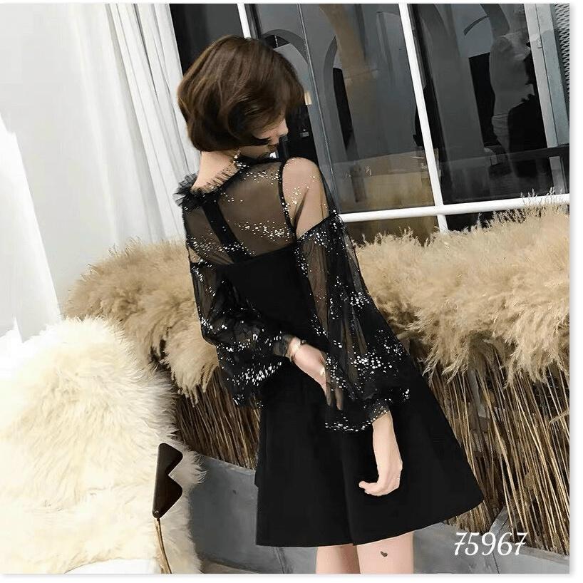 ĐẦM LỤA VOAN TAY LỠ CỰC XINH