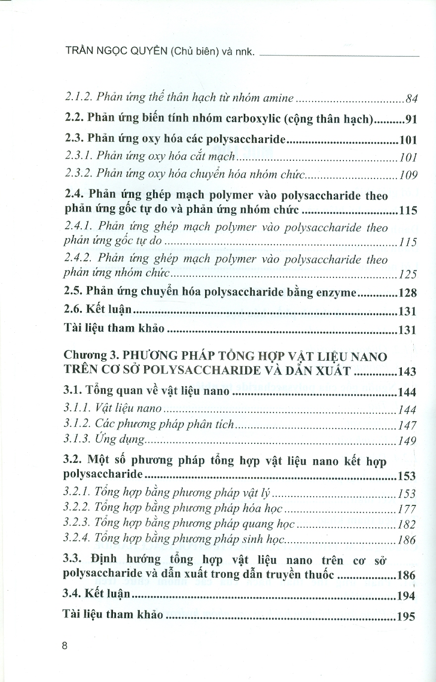 Vật Liệu Polysaccharide Tổng Hợp Và Tiềm Năng Ứng Dụng Trong Y Dược - Nông Nghiệp (Bộ Sách Đại Học Và Sau Đại Học) (Bìa Cứng)