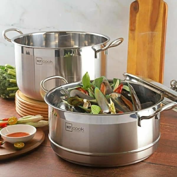 NỒI HẤP XỊN - SIÊU PHẨM - DÙNG ĐƯỢC CẢ BẾP TỪ SIZE 26, 28 VÀ 30 cm