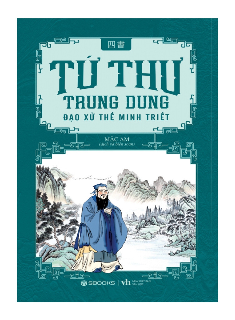 Combo 4 Cuốn Tứ Thư: Đại Học + Luận Ngữ + Trung Dung + Mạnh Tử (Sbooks)