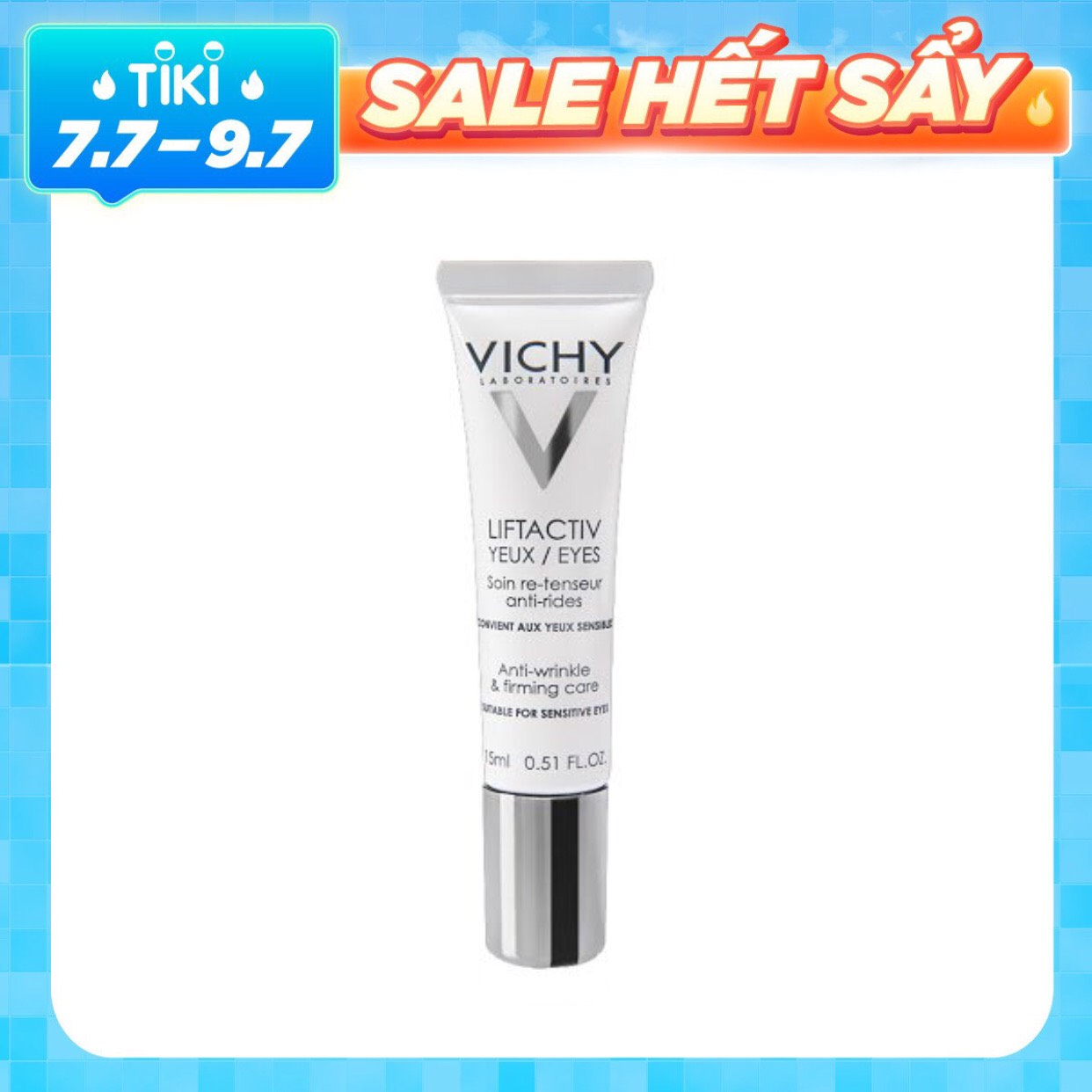 Kem Dưỡng Chống Nếp Nhăn Và Nâng Mí Mắt - Liftactiv Ds Eye Cream Vichy 15ml - 100498225