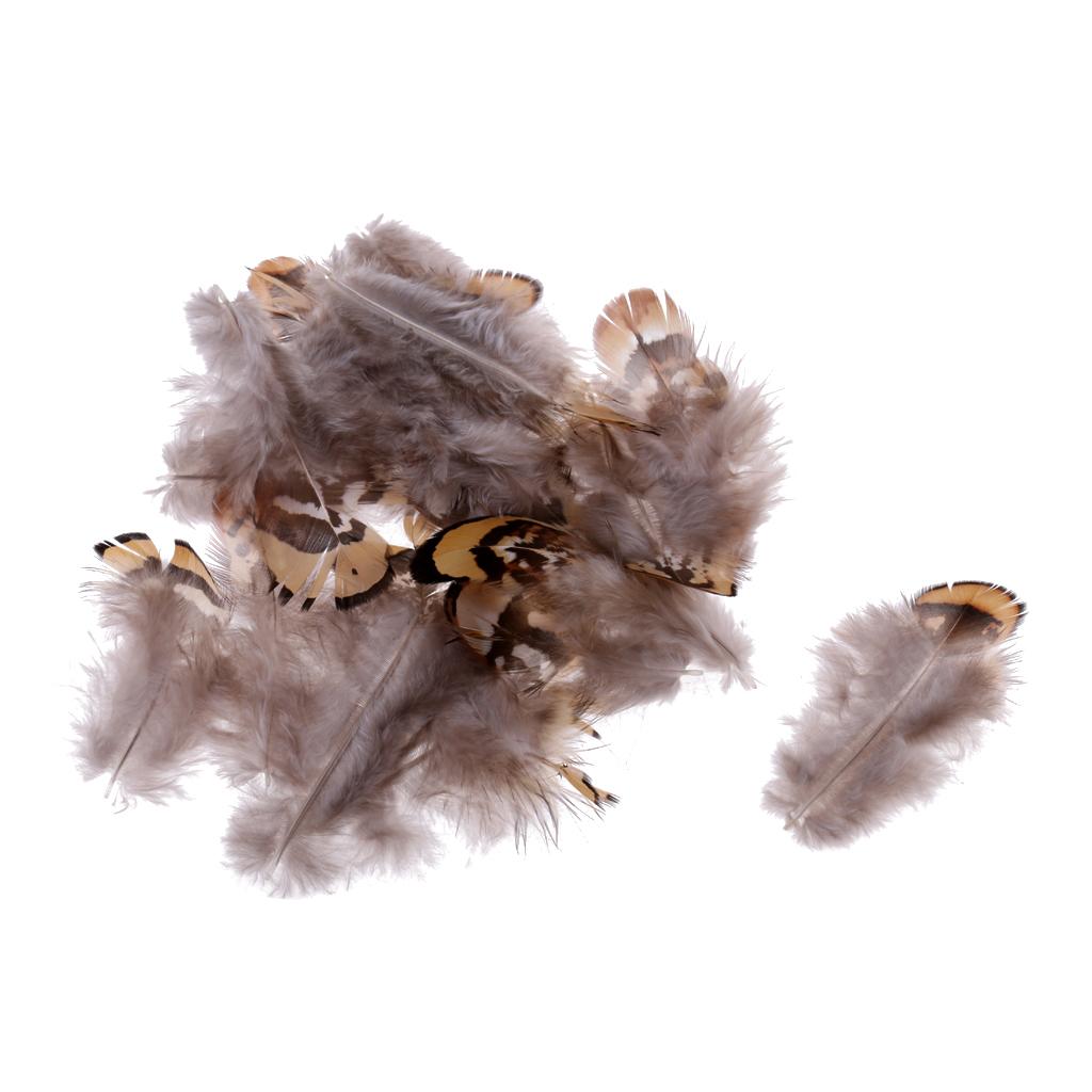 10Pcs Artificial Feathers Quills for Fly Tying/Tying Flies