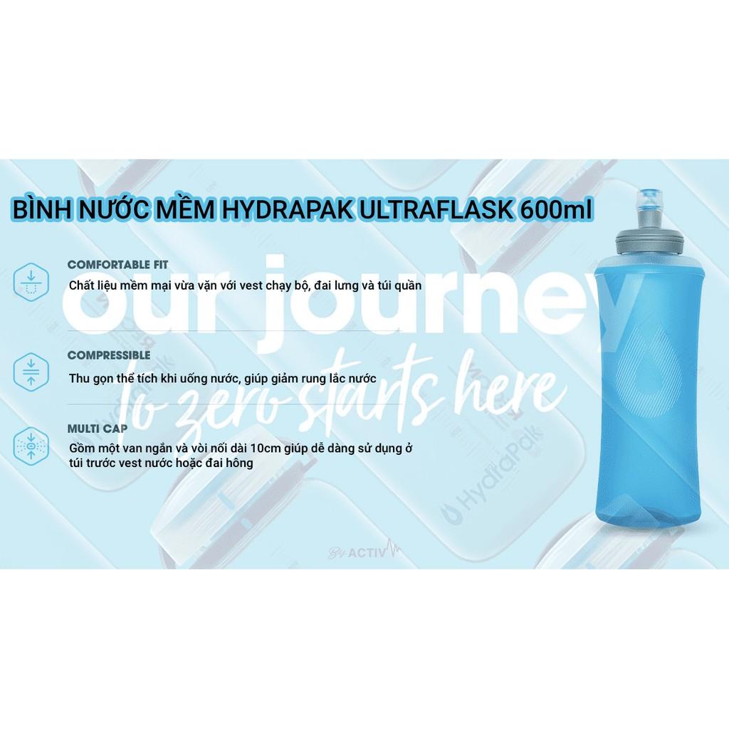 Bình Nước Mềm Hydrapak Ultraflask 600ml