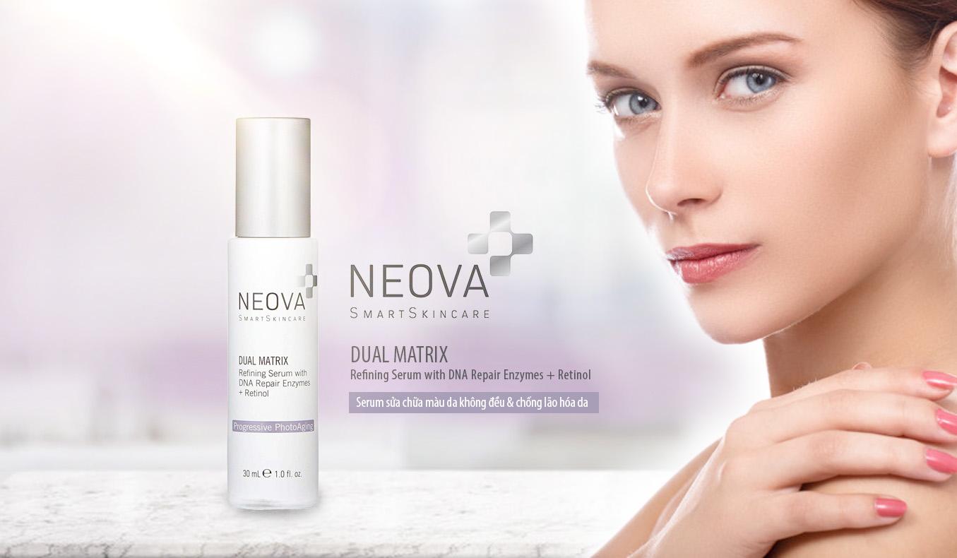 Tinh chất chống lão hóa và làm đều màu da đột phá Neove dual matrix [RETINOL + DNA]