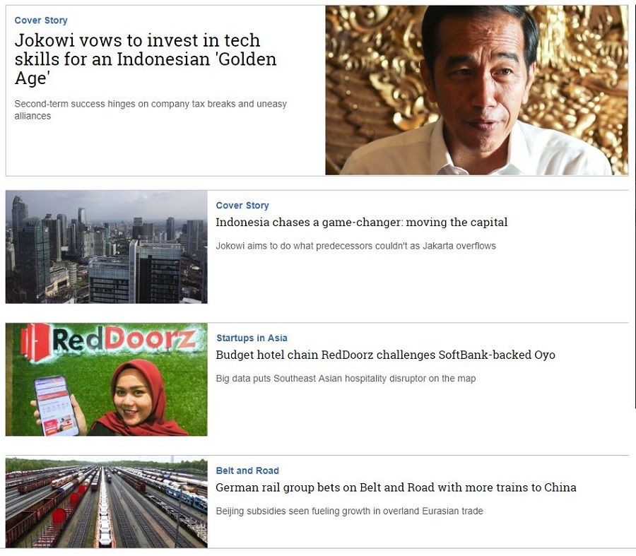 Nikkei Asian Review:  Jokowi's Second Chance - 27.19