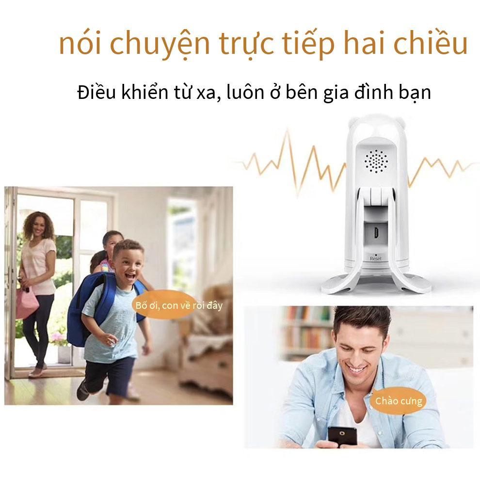 Toàn cảnh thuận lợi nhất camera mạng không dây wifi HD tầm nhìn ban đêm màn hình bé điện thoại di động giám sát thông minh tại nhà từ xa