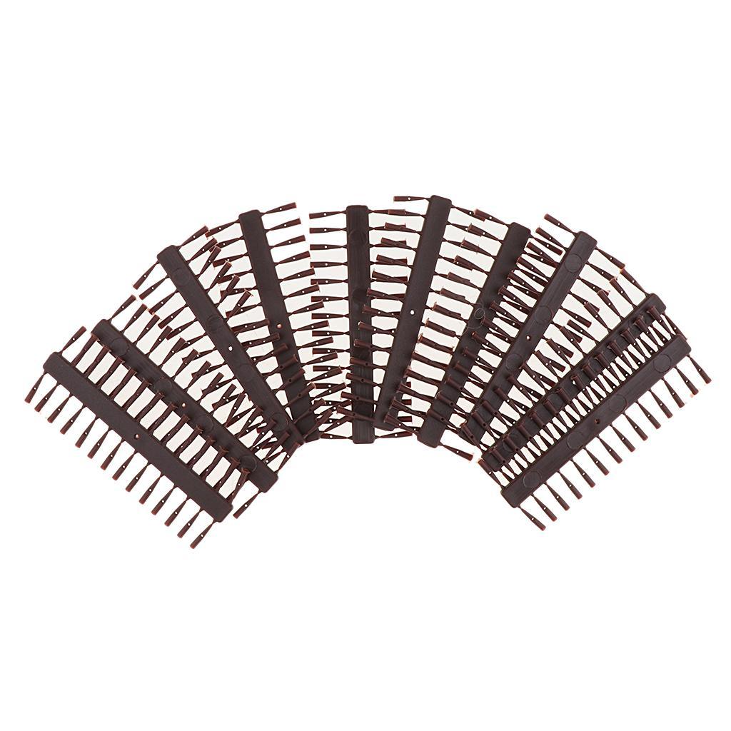 2-8pack 10 Set / 280pcs Carp Fishing Hair Rig Stops Boilie Bait Stops Length 7mm