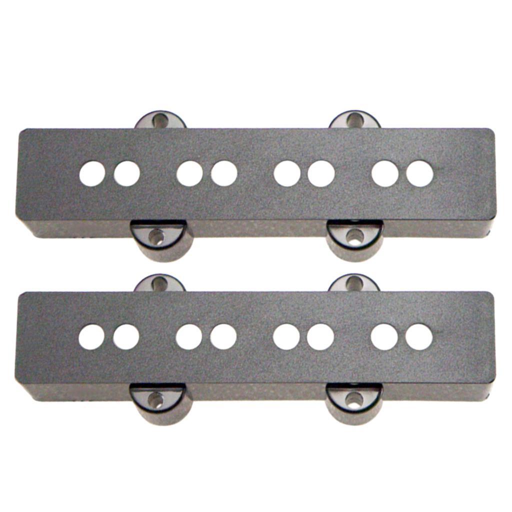 2-4pack Open Holes 4 String Pickup Covers for JB Style Guitar Jazz Bass