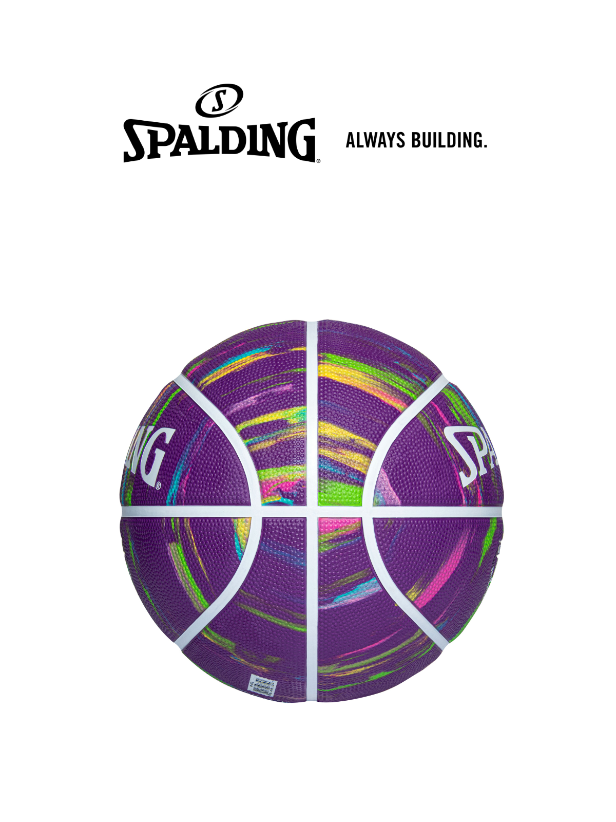Bóng rổ Spalding Marble Purple Size 6