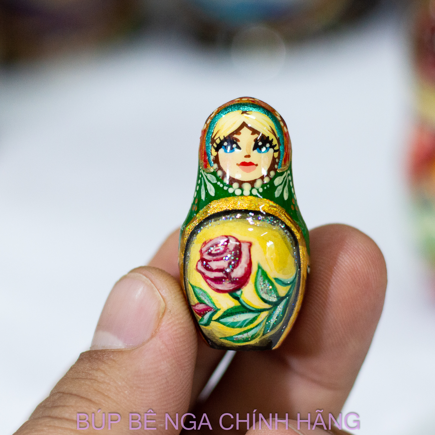 BỘ BÚP BÊ NGA MATRYOSHKA CAO CẤP 5 LỚP 16CM HOA VĂN "VỞ BALE HỒ THIÊN NGA" RẤT ĐẸP VÀ SANG TRỌNG