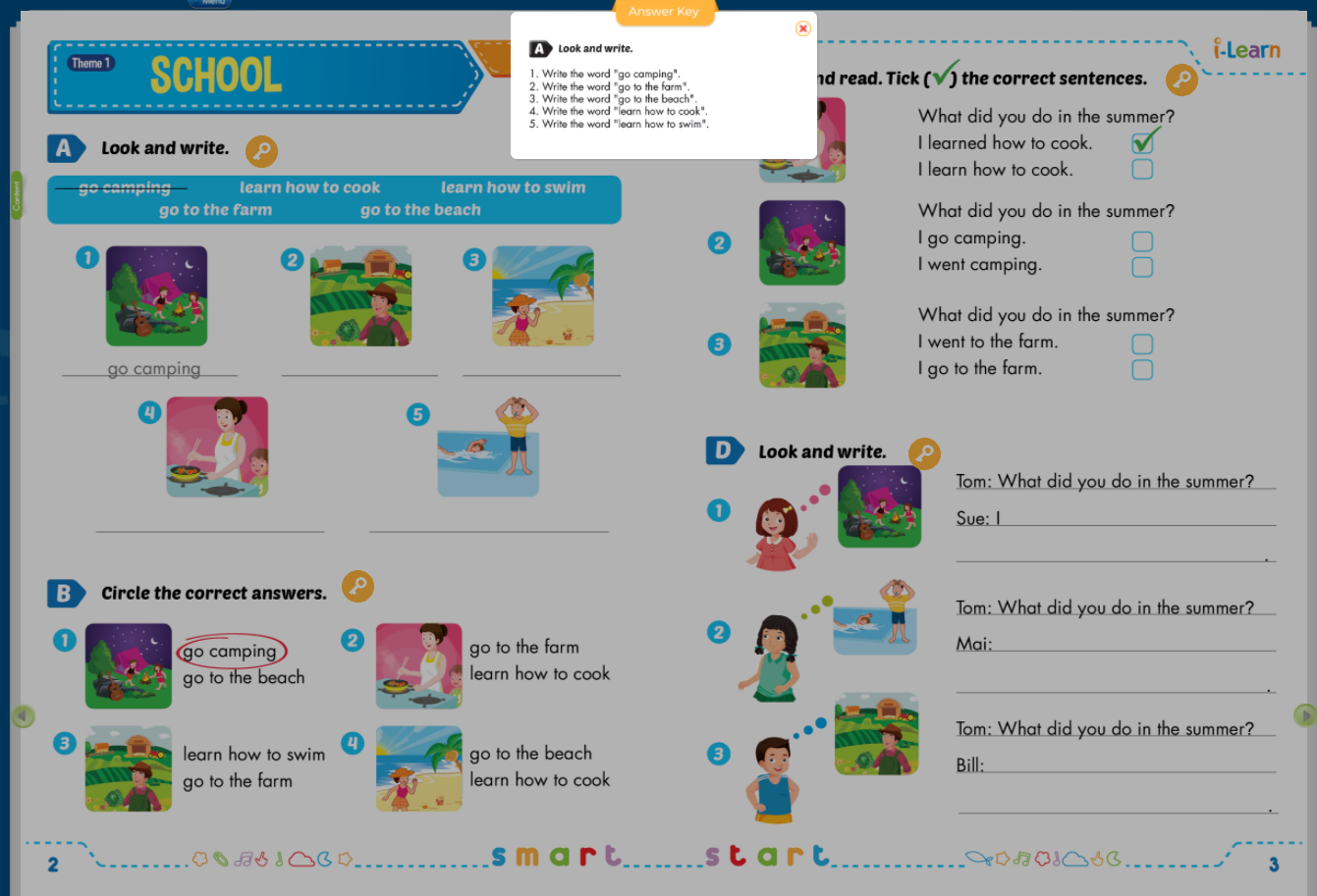 Hình ảnh [E-BOOK] i-Learn Smart Start Grade 5 Sách mềm sách bài tập