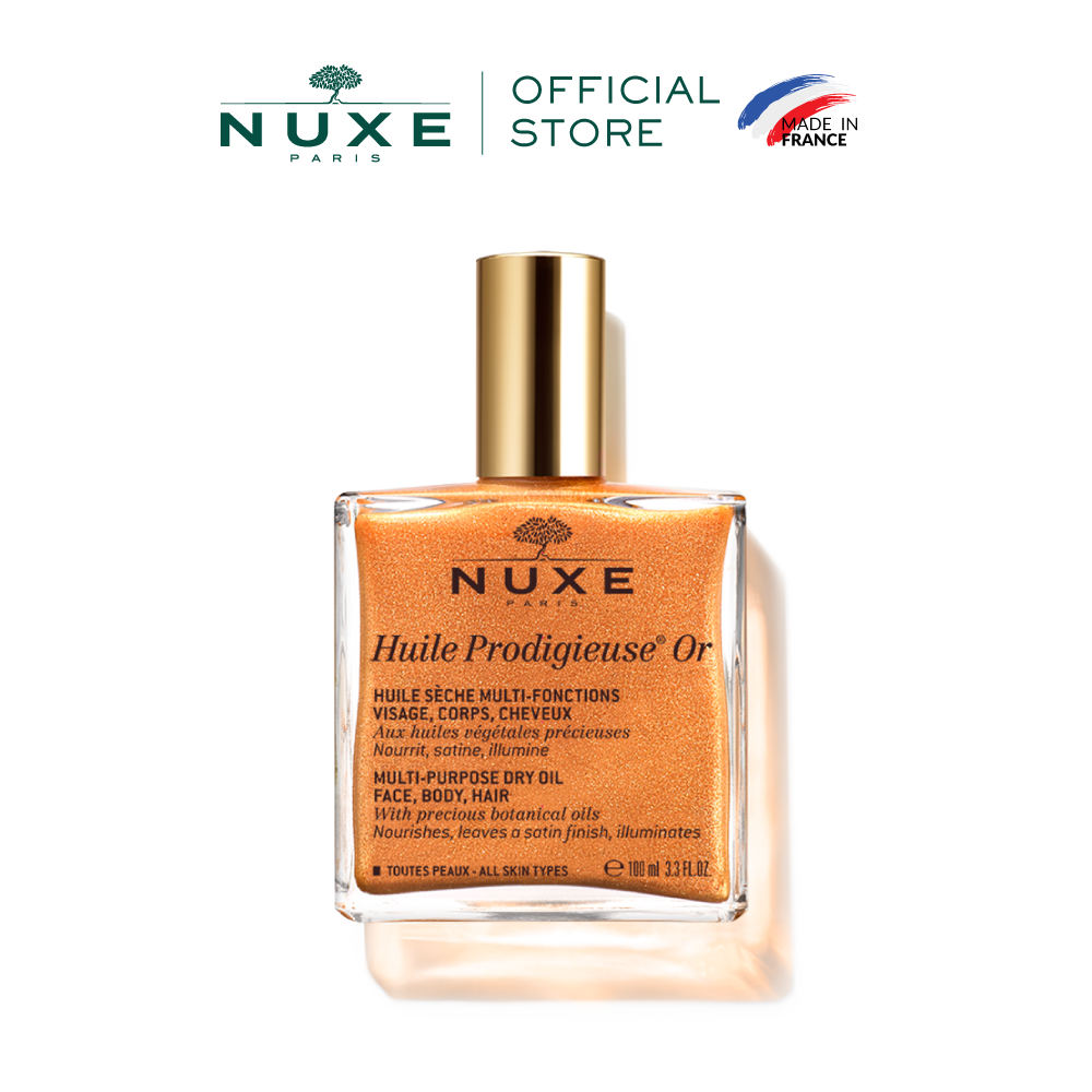 Dầu khô có nhũ Nuxe Huile Prodigieuse Shimmering Dry Oil 100ml